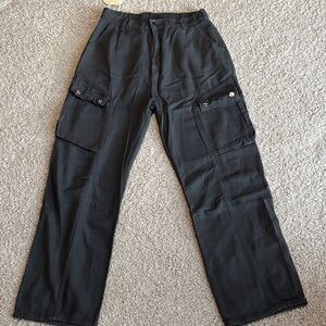 Womans Black Cargo Pants